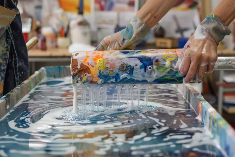 como lavar el rodillo despues de pintar