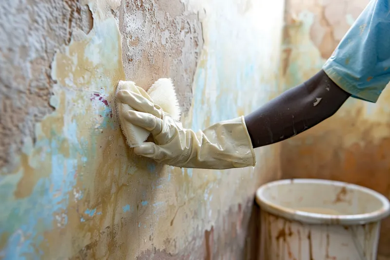 como limpiar una pared para pintar