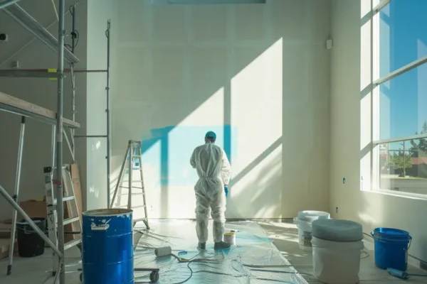 como pintar con esmalte una pared