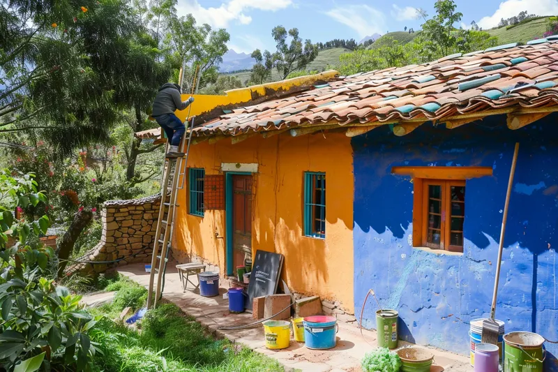 como pintar la fachada de mi casa