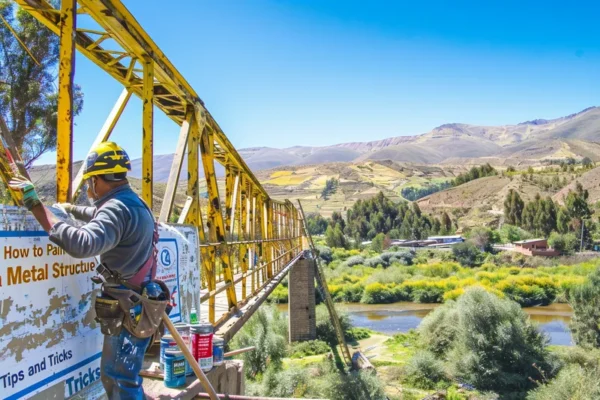 como pintar una estructura metalica