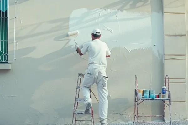 como pintar una pared porosa