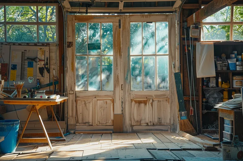 como pintar una puerta de madera con esmalte sintetico