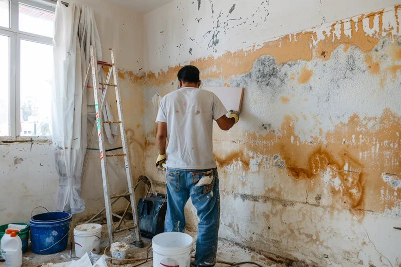 como sacar la grasa de la pared para pintar