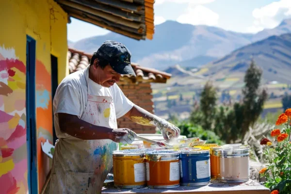 como se prepara la pintura para pintar una casa